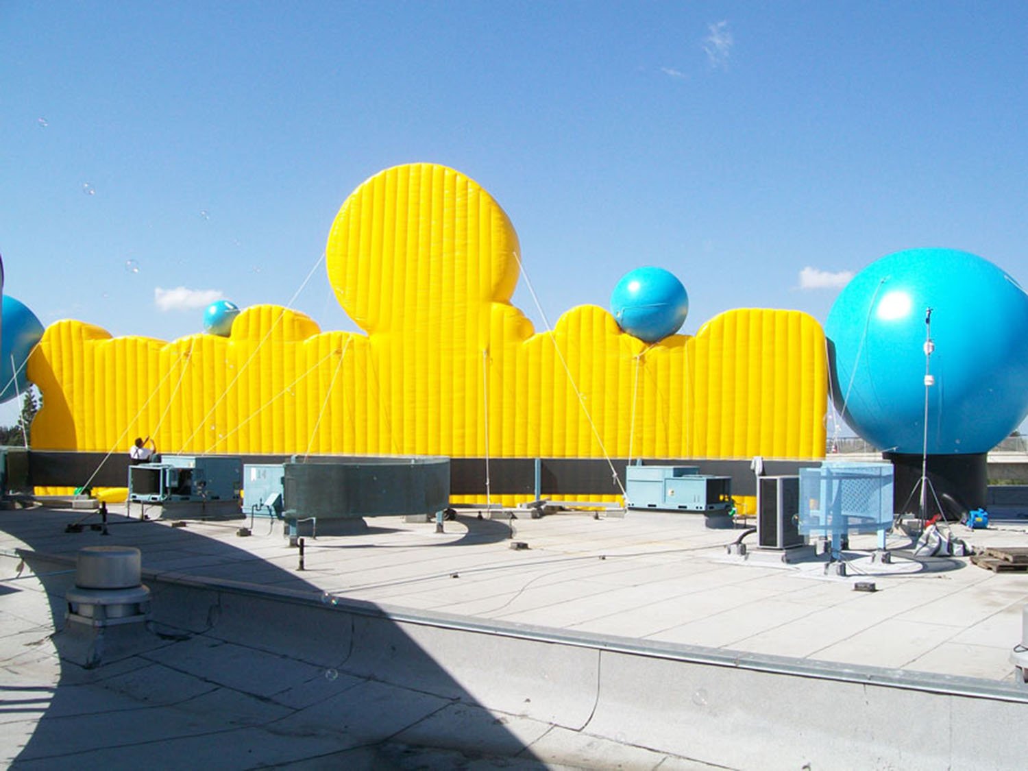 Giant Bubblefest Sign Inflatable Signs Rooftop Inflatables